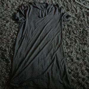 Garage grew keyhole shirt dress